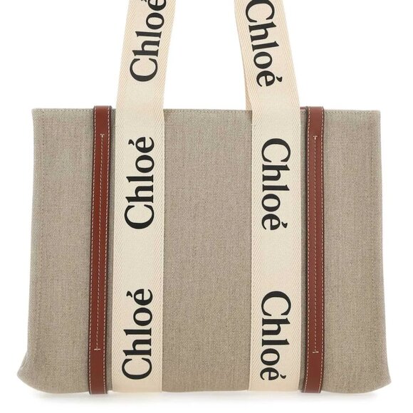 NWT Chloé Medium Woody Tote Bag - Picture 3 of 9